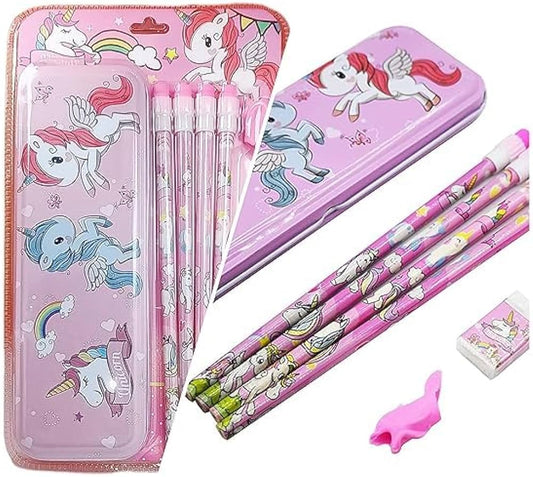 Arjoos  | Cartoon Themed Stationery Set |  School Stationery Set for Kids 3+ Years | Kids Return Gifts For both boys and girls ( Pack Of 1 )