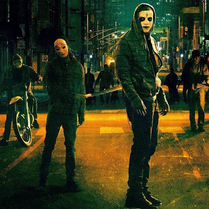 Arjoos | Scary Grey Cross Purge Mask for Halloween – Horror Killer Masquerade Costume for Men | The Purge Anarchy Movie-Inspired Halloween Mask | Pack of 1