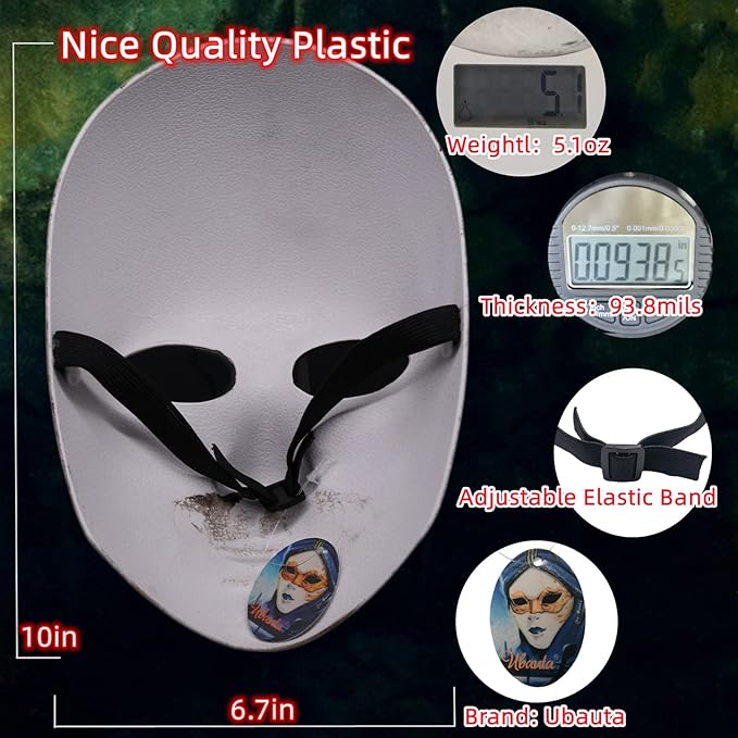 Arjoos | Scary Grey Cross Purge Mask for Halloween – Horror Killer Masquerade Costume for Men | The Purge Anarchy Movie-Inspired Halloween Mask | Pack of 1