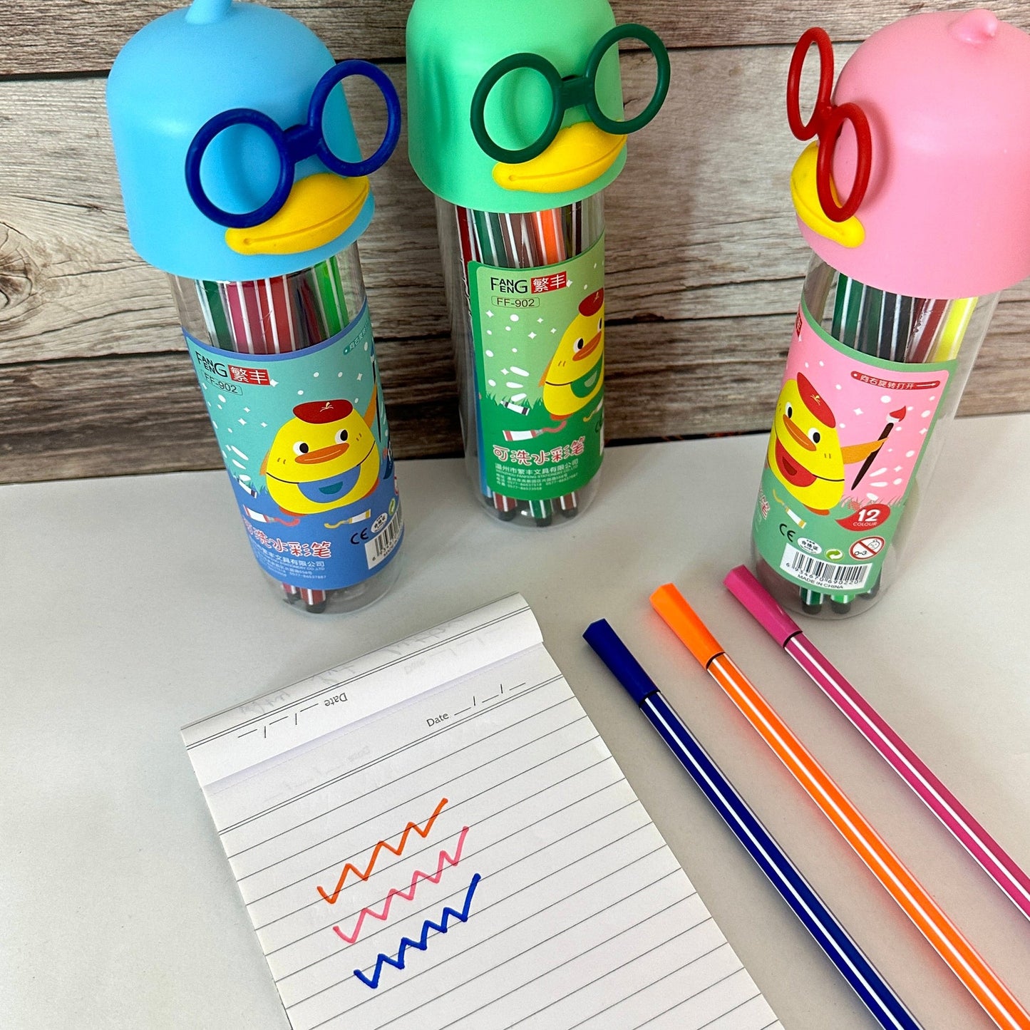 Arjoos | Cartoon Shape Pencil Box Having 12 Sketch Pen For Coloring Kids Sketching Painting Drawing (pack of 1) Shape Pencil Box Having Sketch Pen Stationary Kit, 12 Pens
