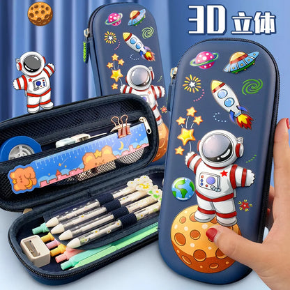Arjoos | Unicorn Pencil Case for Kids | 3D EVA Cute Pen Pouch | High Capacity Portable Multifunctional Stationery Bag | School Supplies Box | Suitable for Boys and Girls | Return Gifts For Kids .