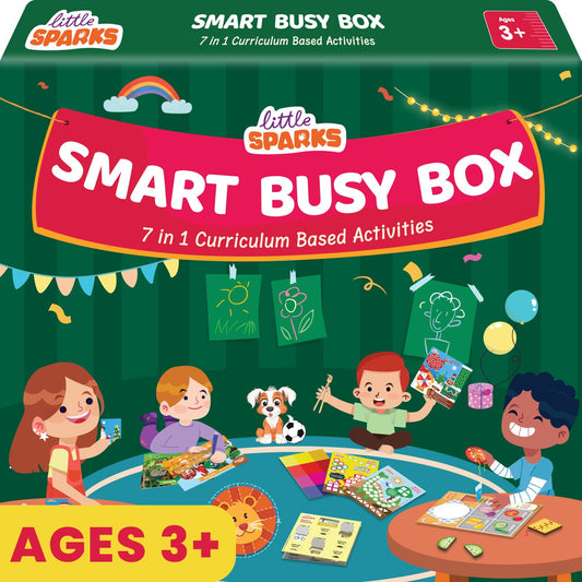 Arjoos | Smart Busy Box - DIY Activity Kit | A Perfect Preschool Educational Kit | Gifts for Girls & Boys | Birthday Gifts for Kids - Pack of 1