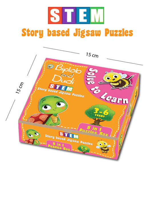 Arjoos | Solve to Learn – Biplob Jigsaw Puzzle | Jigsaw Puzzle For Kids| Birthday Gifts for Kids - Pack of 1 - ( Age - 3 + )