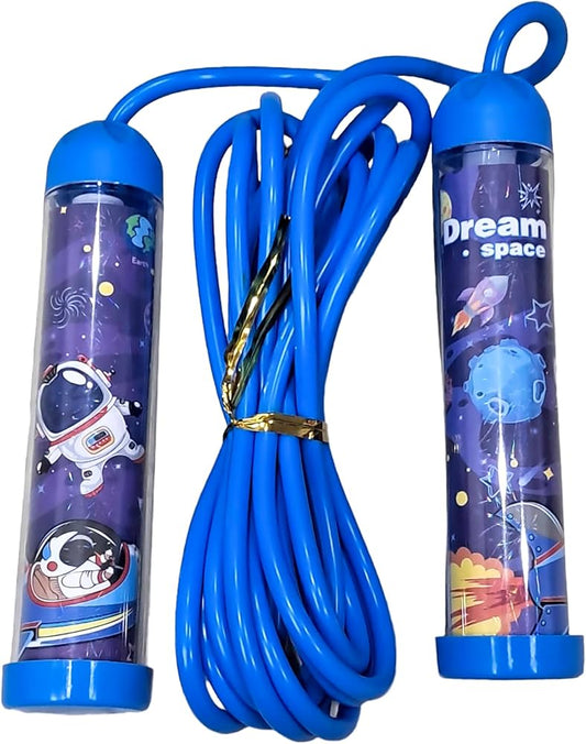 Arjoos | Skipping Ropes/Jump Rope for Kids/Boys/Girls for Exercise Freestyle Skipping Jump Rope for kids | boys | Girls | Exercise | Fitness(Space)