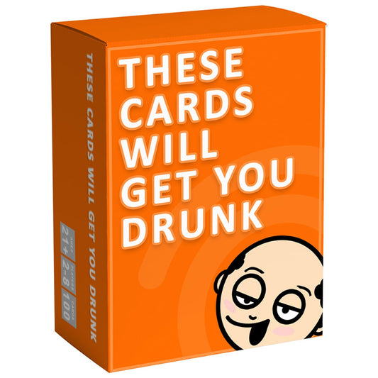 Arjoos | These Cards Will Get You Drunk - Hilarious Adult Drinking Game for Parties | Perfect for Friends & Gatherings | Unforgettable Fun, Laughter, and Good Times | Ideal Gift for Party Lovers! | ( Pack of 1 )