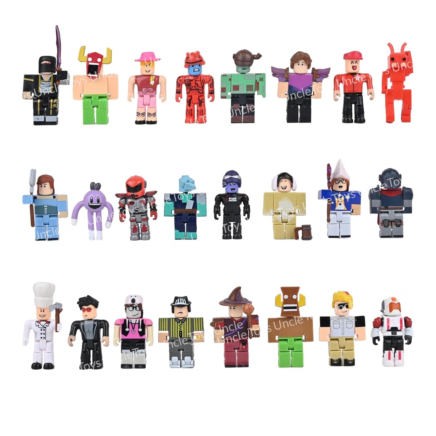 Arjoos | Ultimate Collector’s Set – 24 Action Figures Pack with Accessories | Mini Figures Toy Collection, Return Gifts & Gaming Gifts for Kids | Pack of 1 .