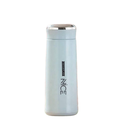 Arjoos | Nice Water Bottle BPA Free Bottle Glass inner liner with Plastic Shell Bottles For School, Gym, Home, Office 400ml - Set of 1 - MultiColour