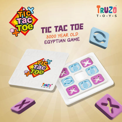 Arjoos | Tic Tac Toe Game for Kids | Take N Play - Anywhere Tic-Tac-Toe - Easy to Use, Hard to Lose - Fun on The Go! - for kids | Birthday gift for Kids - Ages - 3+ .