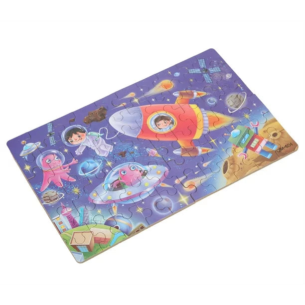 Arjoos | Chandrayaan-3 Little Jigsaw Puzzle for Kids 3+ Years | For Both Boys And Girls | Return Gift For Kids - ( Pack of 1 , Multicolour )
