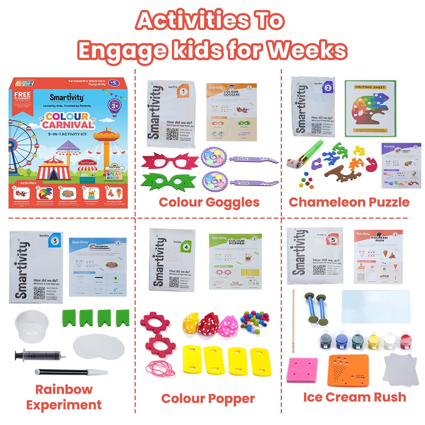 Arjoos | Smartivity Colour Carnival Activity Kit
