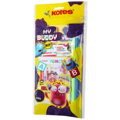 Arjoos | My Buddy School Stationery Kit | Birthday Gifts for Kids - Pack of 1  -  ( Ages - 3+ )