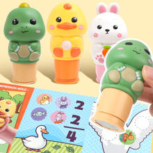 Arjoos | Children's Magic Seal Sticker Toy Cartoon Animal Shape Waterproof Seamless Sticker Set Boys Girls Kindergarten Seal | Birthday Gifts for Kids - Pack of 1 - ( Ages - 3+ )