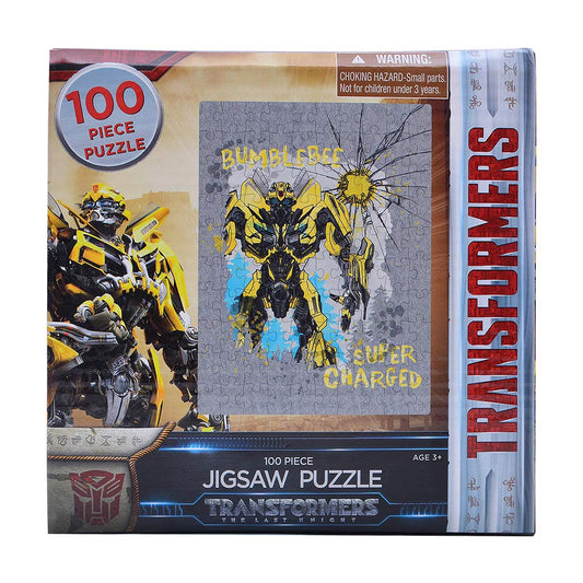 Arjoos | Transformers Premium Grade  | 100 Pieces of Bumblebee Character | Jigsaw Bumper Puzzle Box for Kids | Gifts for Boy & Girl ( Ages 3+ ) .