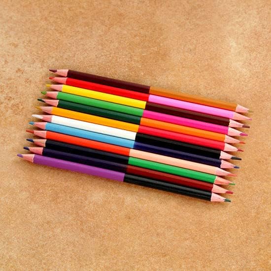 Arjoos\Unicorn Double Sided Colour Pencils (Set Of 12) Pencils -24 Colours