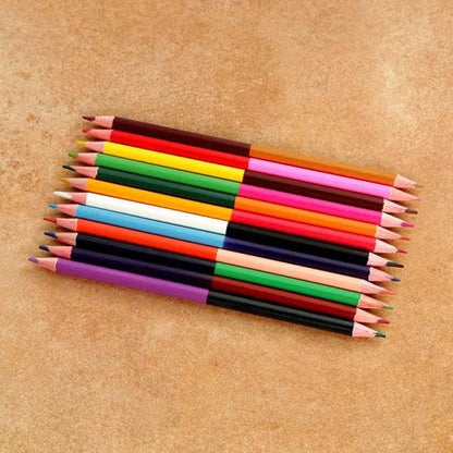 Arjoos\Unicorn Double Sided Colour Pencils (Set Of 12) Pencils -24 Colours