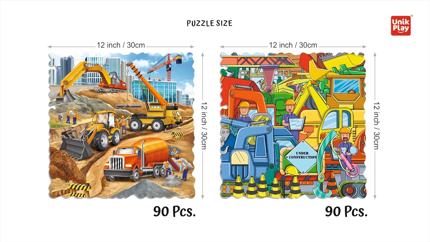 Arjoos Unik Play Go Crazy Jigsaw Puzzle for Kids and Adults 90 Pcs