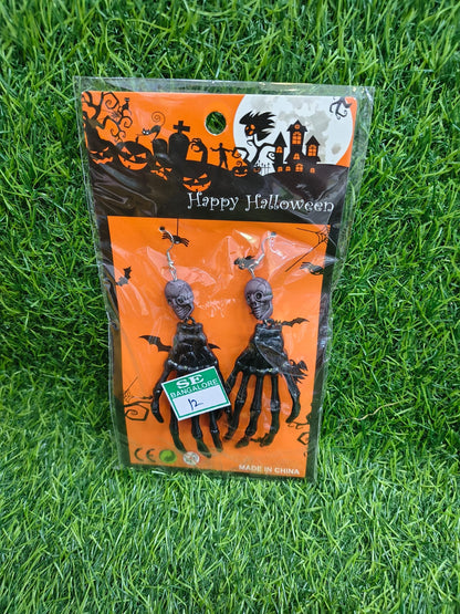 Arjoos| Halloween Skeleton Hand Dangle Earrings,
