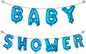 Arjoos | Baby Shower- Boy Theme Foil Balloon Banner Combo - Set Of 10Pcs, Blue