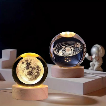 Arjoos| 3D Crystal Ball Night Light