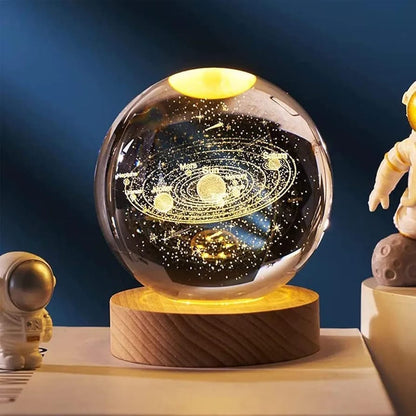 Arjoos| 3D Crystal Ball Night Light