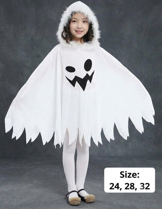 Arjoos|  White Cloak Halloween Costume | Free Size | Sheen And Shine