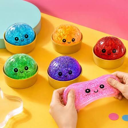Arjoos|Glitter Dumpling Squishy