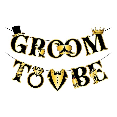 Arjoos|Groom to Be Banner | Wedding Party Decorations | Bachelor Party Decorations | Groom To Be Theme Banner |