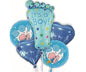 Its A Boy Foil Balloon - Blue | Baby shower foil Balloons Welcome Baby Boy Balloon Baby photo shoot decoration items - Blue | Party supplies Kit For Birthday Parties - 1pcs .