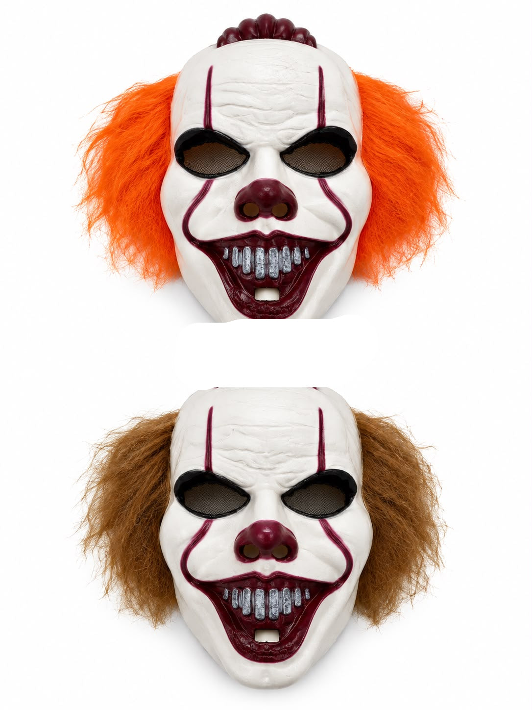 Arjoos| Scary Halloween clown mask. Scary Party Face Cover for Halloween, Cosplay & Pranks – Spooky Mask for Adults & Teens | Pack of 1