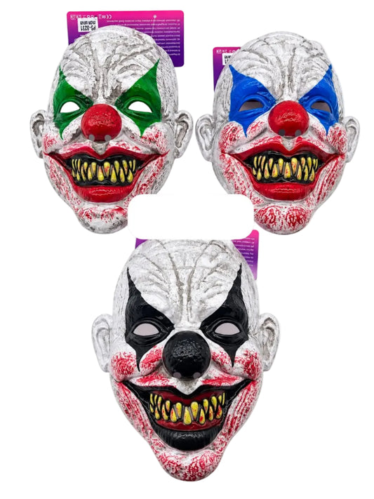 Arjoos| Scary Evil Clown Mask Halloween Creepy Joker Mask