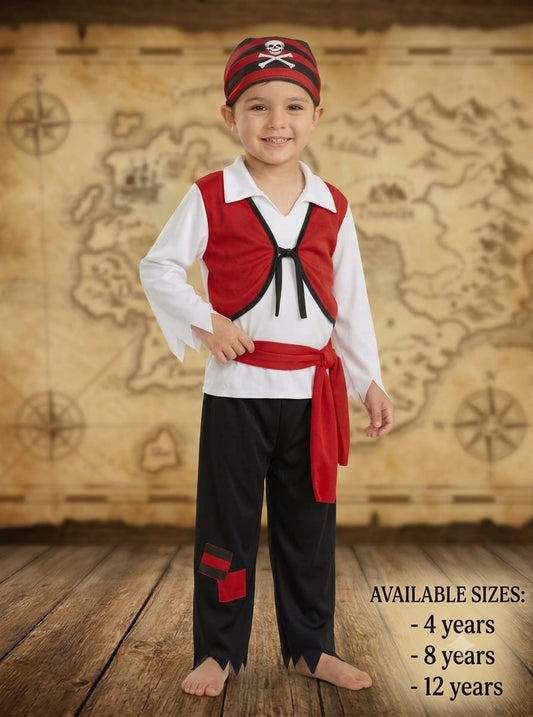 Arjoos|Kids Boys Halloween Little Pirate Fancy Dress Book