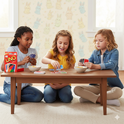 Uno cards multiplayer game for kids and adults