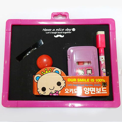 Magnetic 2 in 1 slate- Cute Cartoon Whiteboard Writing Set for Kids