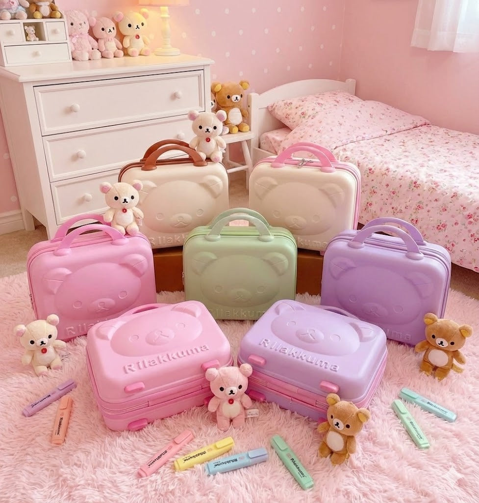 Portable Hard-Shell Travel Vanity & Makeup Organizer/ mini suitcase (Crush-Proof & Waterproof)